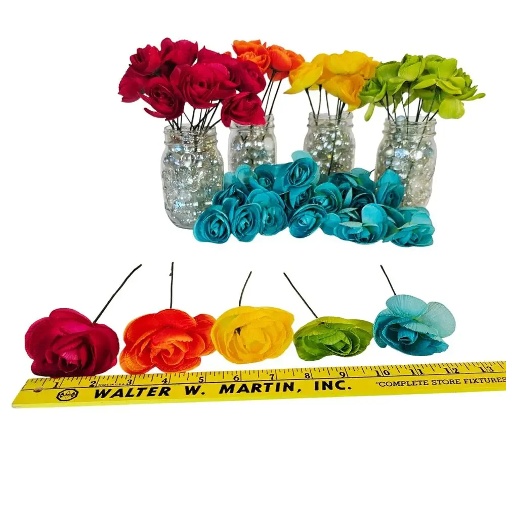 Artificial Silk Ranunculus Flowers 2.5